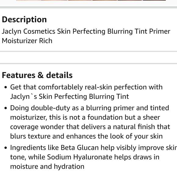 Jaclyn Cosmetics "Skin Perfecting BlurringTint". NIB - Picture 6 of 6
